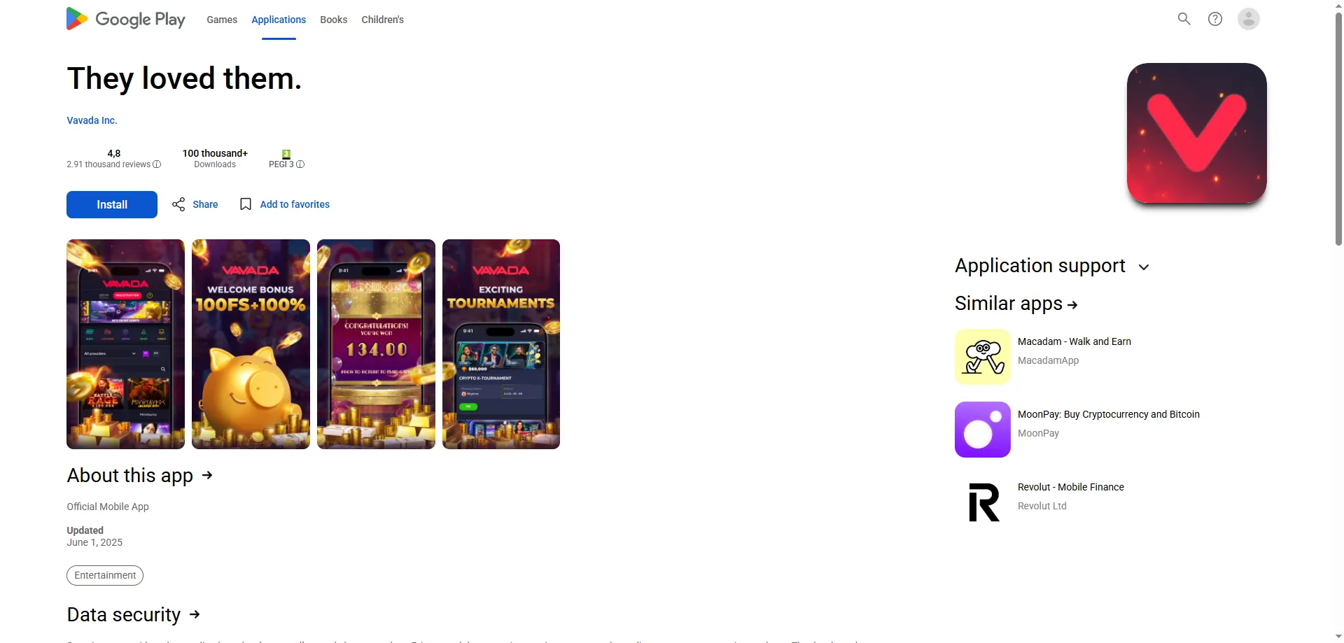 Vavada Casino aplikacja mobilna na Android i iOS – pobierz i graj