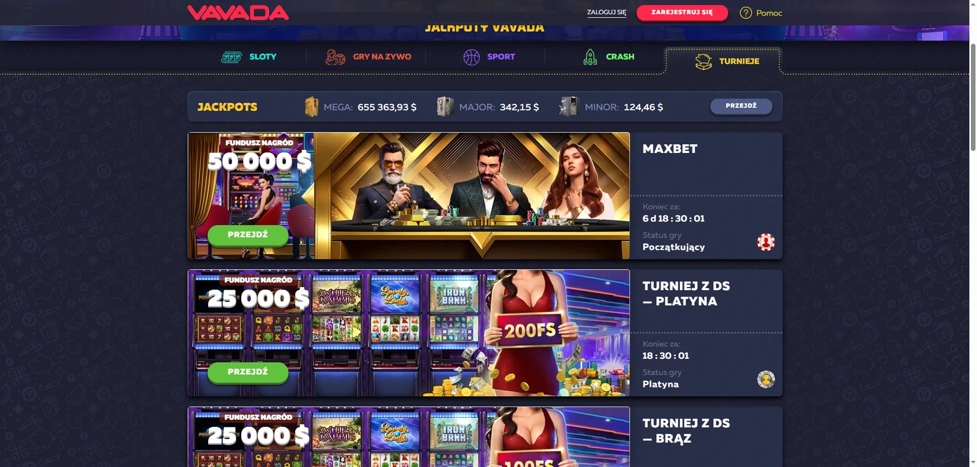 Bonusy Vavada Casino 2026 – 100 free spinów bez depozytu i bonus powitalny